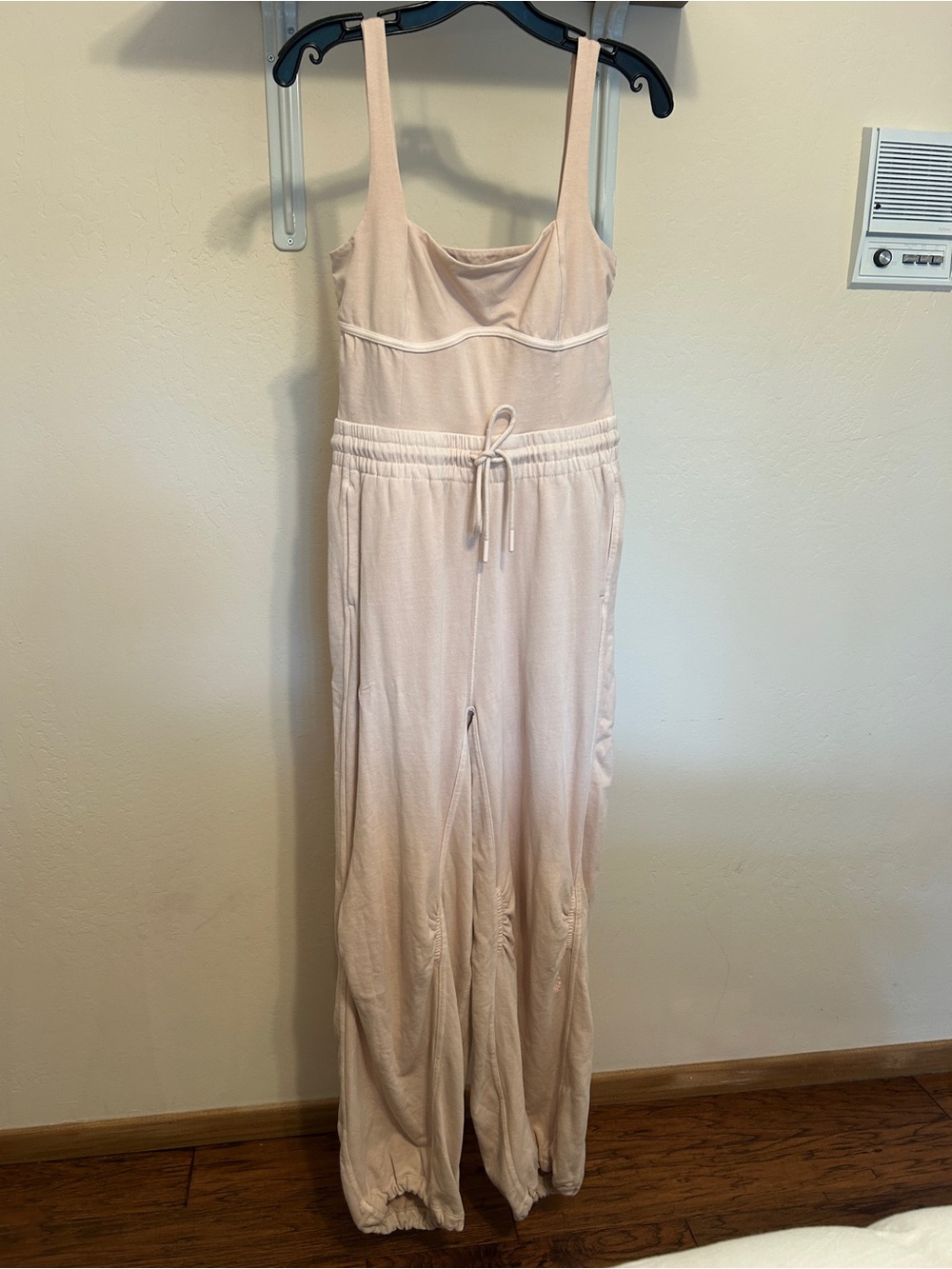 Free People Movement Inbound Onesie Size Small Blush Pink Athleisure Jumpsuit